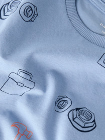NAME IT T-shirt Huxi Faded Denim